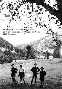 COLO JEUNE FRANCE 1953 excursion 16
